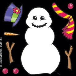 Make Your Own Snowman Stickers
