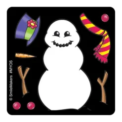 Make Your Own Snowman Stickers