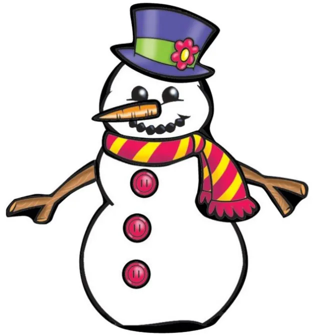 Make Your Own Snowman Stickers