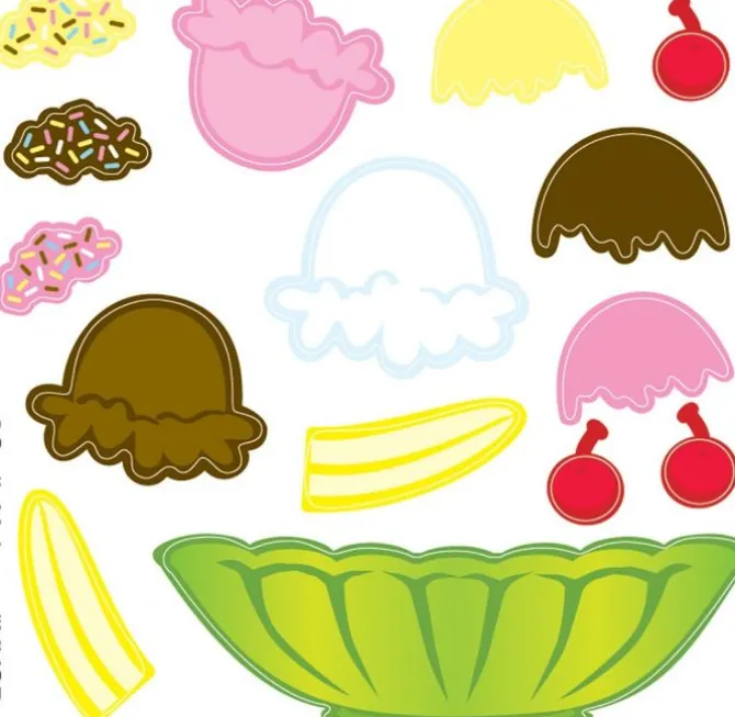 Make-Your-Own Sundae Stickers