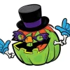 Make-Your-Own Wild Jack O' Lantern Stickers