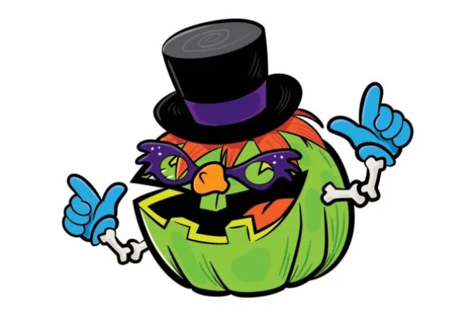 Make-Your-Own Wild Jack O' Lantern Stickers