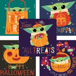 Mandalorian Halloween Stickers