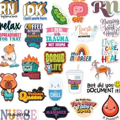 Medical Staff Vinyl Decals