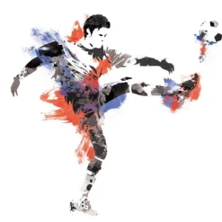Men's Soccer Champion Giant Wall Decals