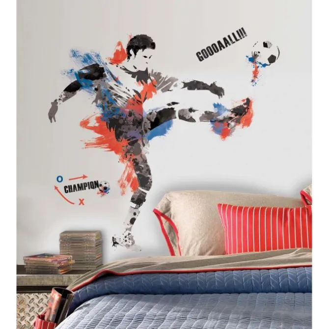 Men's Soccer Champion Giant Wall Decals