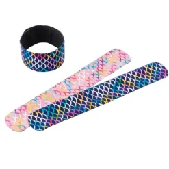 Mermaid Shimmer Slap Bracelets