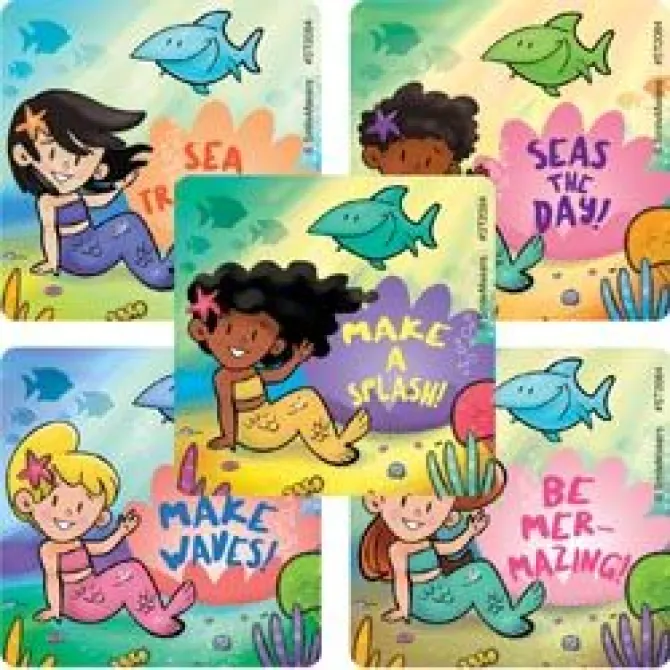 Mermazing Mermaid Stickers