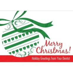 Merry Christmas Ornament Greeting Cards