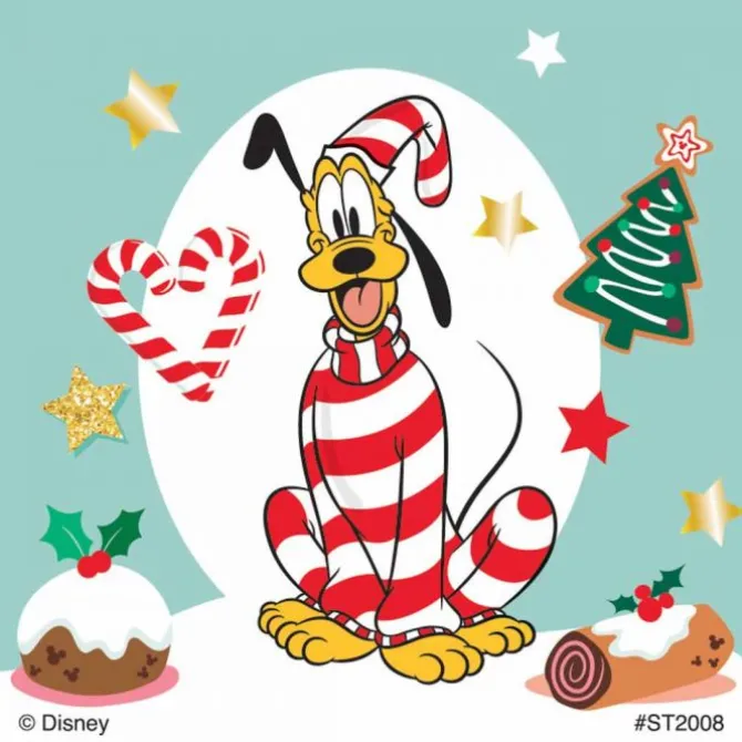 Mickey & Friends Secret Santa Stickers