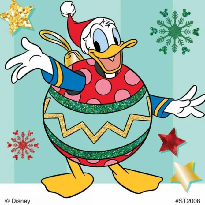 Mickey & Friends Secret Santa Stickers