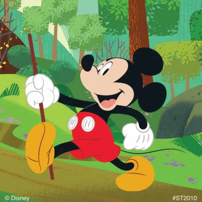Mickey & Friends Take a Hike Stickers