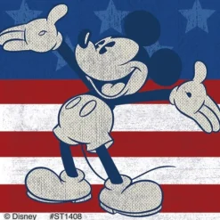 Mickey Mouse 4th of July Stickers