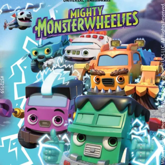Mighty MonsterWheelies Stickers