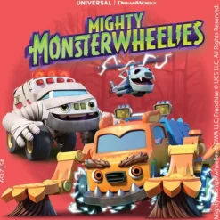 Mighty MonsterWheelies Stickers
