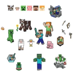 Minecraft Characters Wall Decals