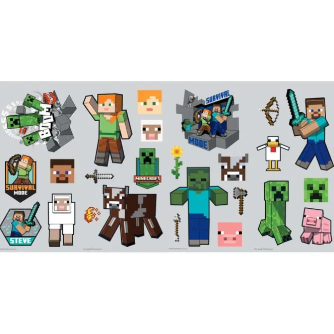 Minecraft Characters Wall Decals