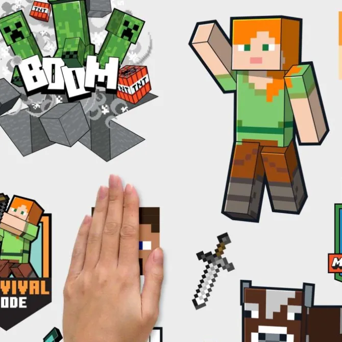 Minecraft Characters Wall Decals