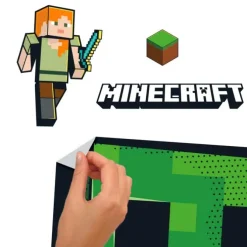 Minecraft Creeper Giant Peel & Stick Wall Decals