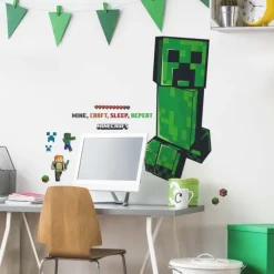 Minecraft Creeper Giant Peel & Stick Wall Decals