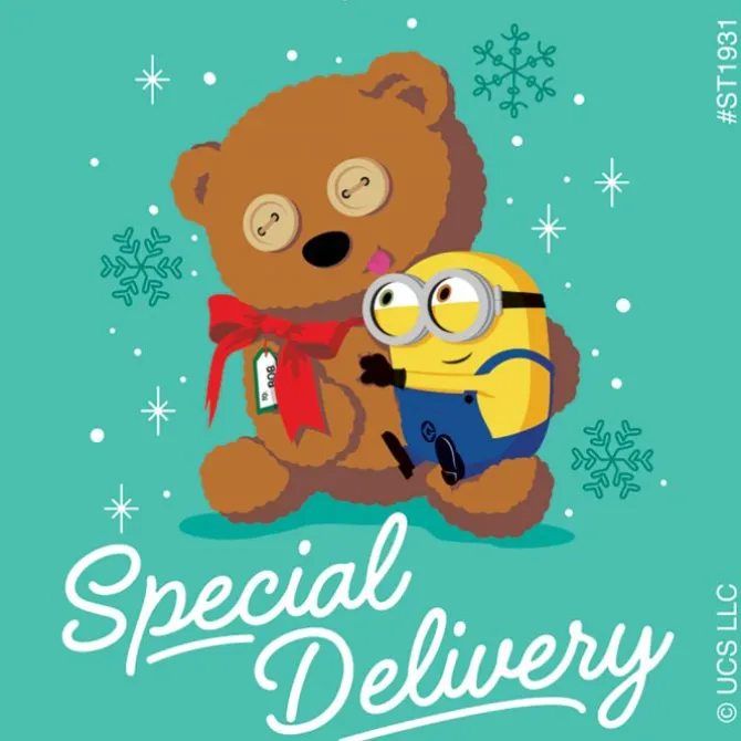 Minions Christmas Stickers