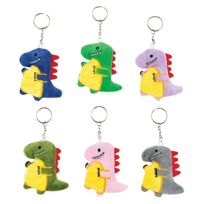 Mini Plush Dino Backpack Pulls