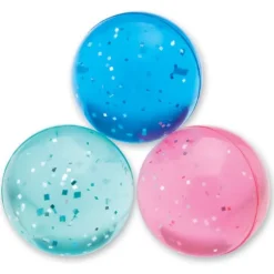 42mm Pastel Glitter Bouncing Balls