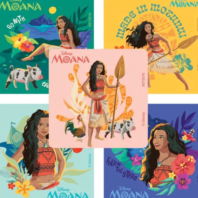 Moana Live Action Stickers