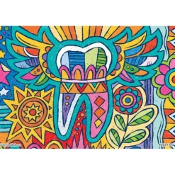 Modern Art Tooth Recall Cards