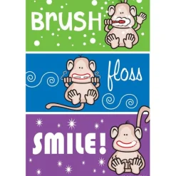 Monkey Colour Stripe Recall Cards
