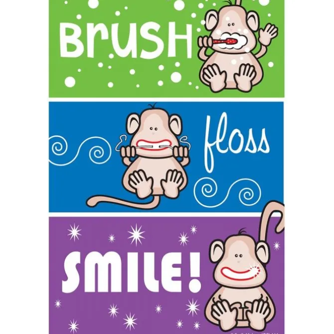 Monkey Colour Stripe Recall Cards