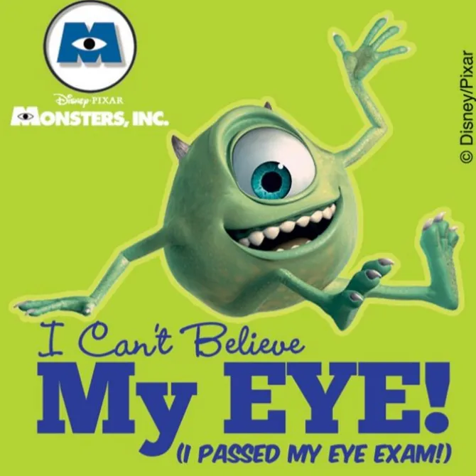 Monsters, Inc. Eye Stickers