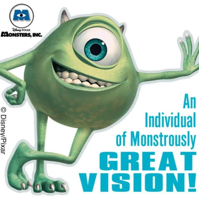 Monsters, Inc. Eye Stickers
