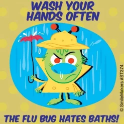 Mr. Flu Bug Stickers