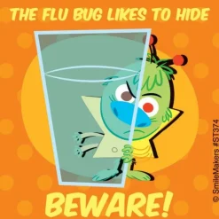 Mr. Flu Bug Stickers