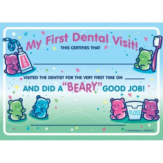 My First Visit Certificates