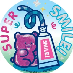 My First Visit Sparkle Stickers