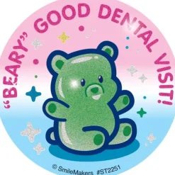 My First Visit Sparkle Stickers