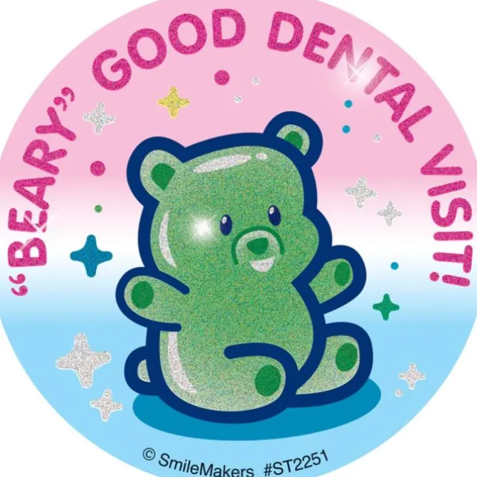 My First Visit Sparkle Stickers