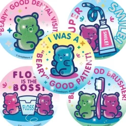 My First Visit Sparkle Stickers
