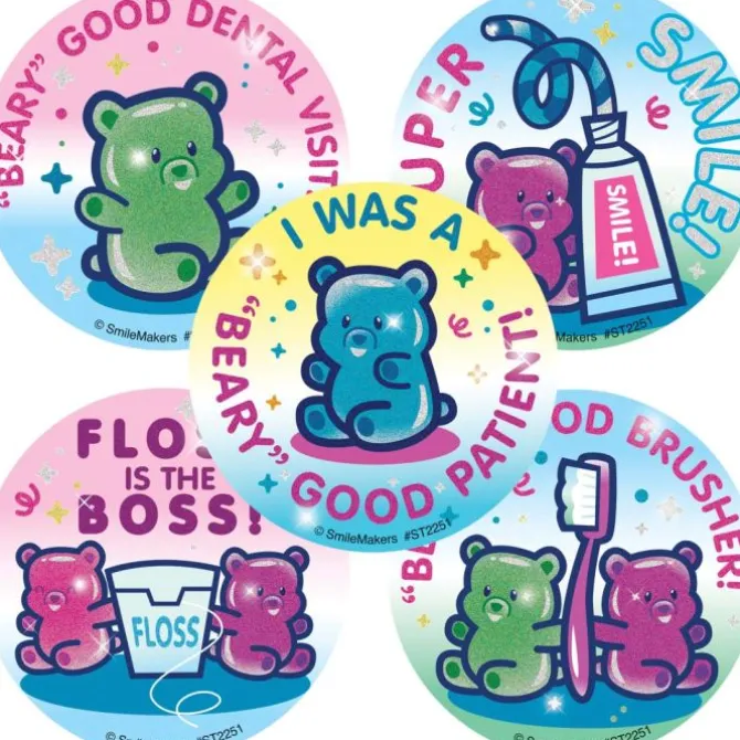 My First Visit Sparkle Stickers