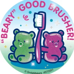 My First Visit Sparkle Stickers