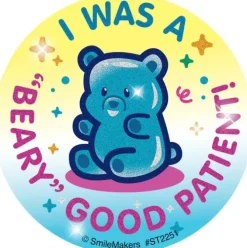My First Visit Sparkle Stickers