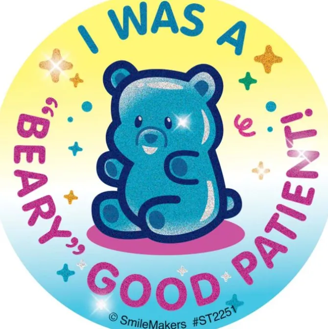 My First Visit Sparkle Stickers