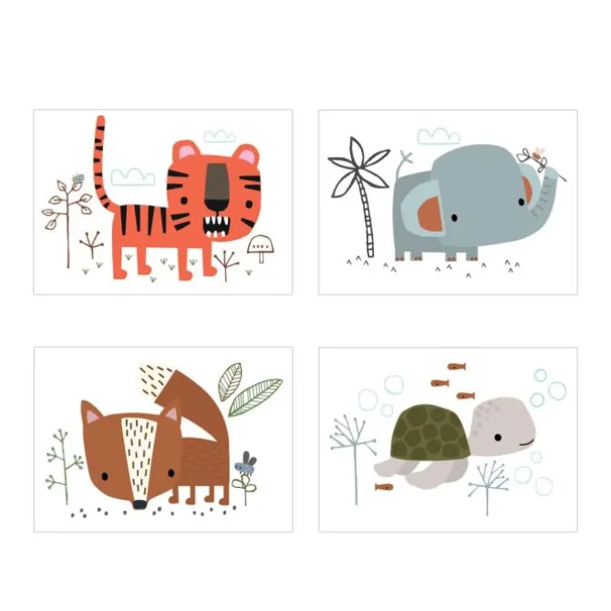 Nature Friends Temporary Tattoos