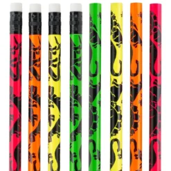Neon Dinosaurs Pencils