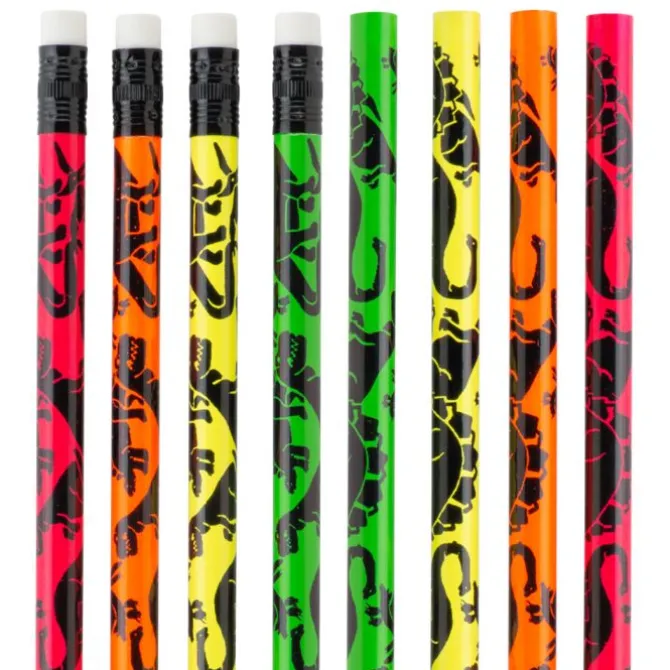 Neon Dinosaurs Pencils