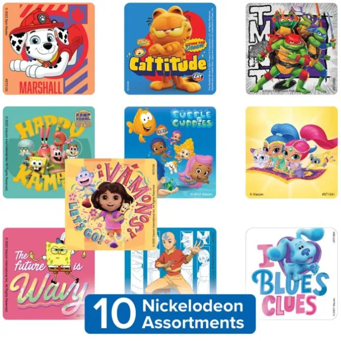 Nickelodeon Sticker Sampler