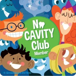 No Cavity Club Stickers