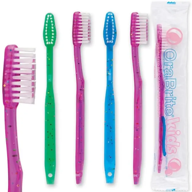 OraBrite Pre-teen Pre-pasted Disposable Sparkle Toothbrushes